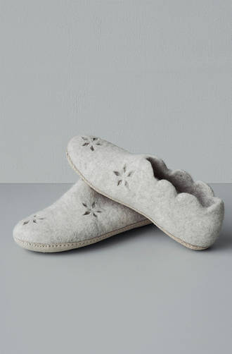 Bianca Lorenne - Uteki Light Grey Half Boot Slipper
