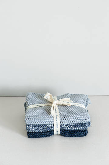 Bianca Lorenne - Lavette - Indigo Dish Cloth Set