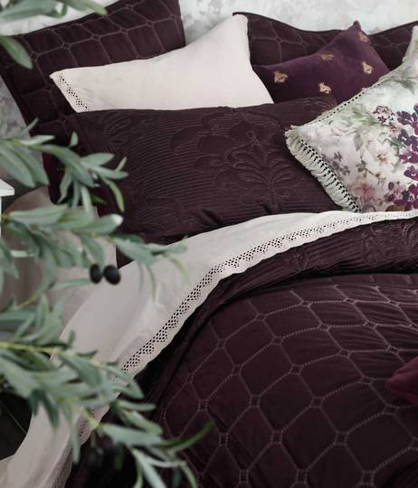 MM Linen - Meeka Port Quilted Comforter Set / Eurocase Set