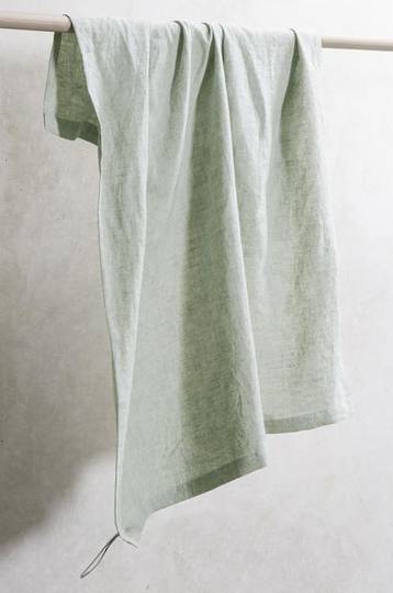 Bianca Lorenne -100% Linen Pale Ocean Chambray Tea Towel