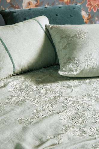 Bianca Lorenne - Rabat Pale Ocean Linen Throw
