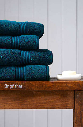 Seneca - Christy Supreme Hygro Towels, Hand Towels & Face Cloths - Kingfisher