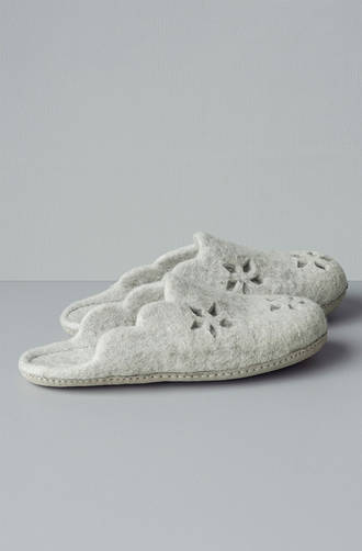 Bianca Lorenne - Uteki Light Grey Slide Slipper